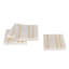 Broome Gold Inlay Marble Square Coaster Set
