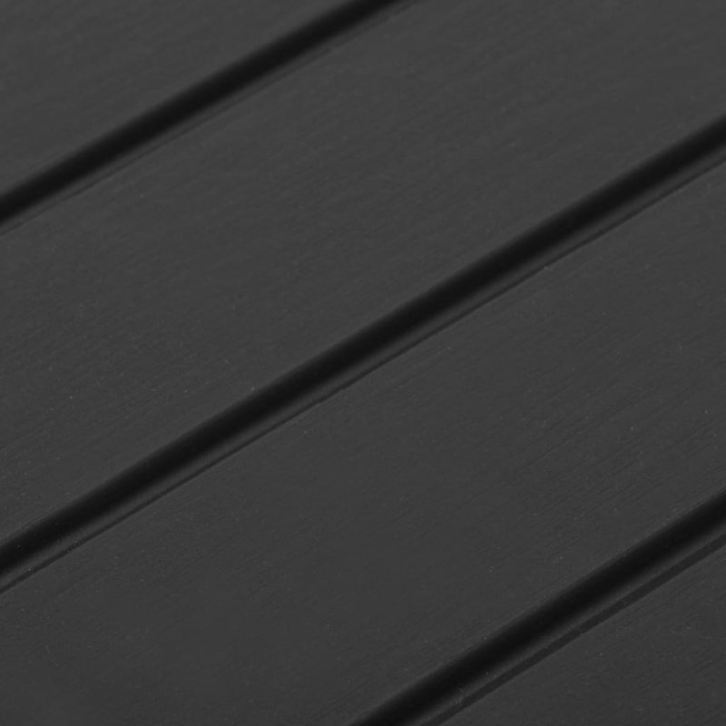 Plastic Coffee Table, Black