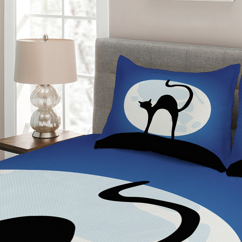 Polyester Coverlet, Queen Bedspread + 2 Shams