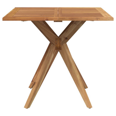Solid Wood Patio Dining Set Table,