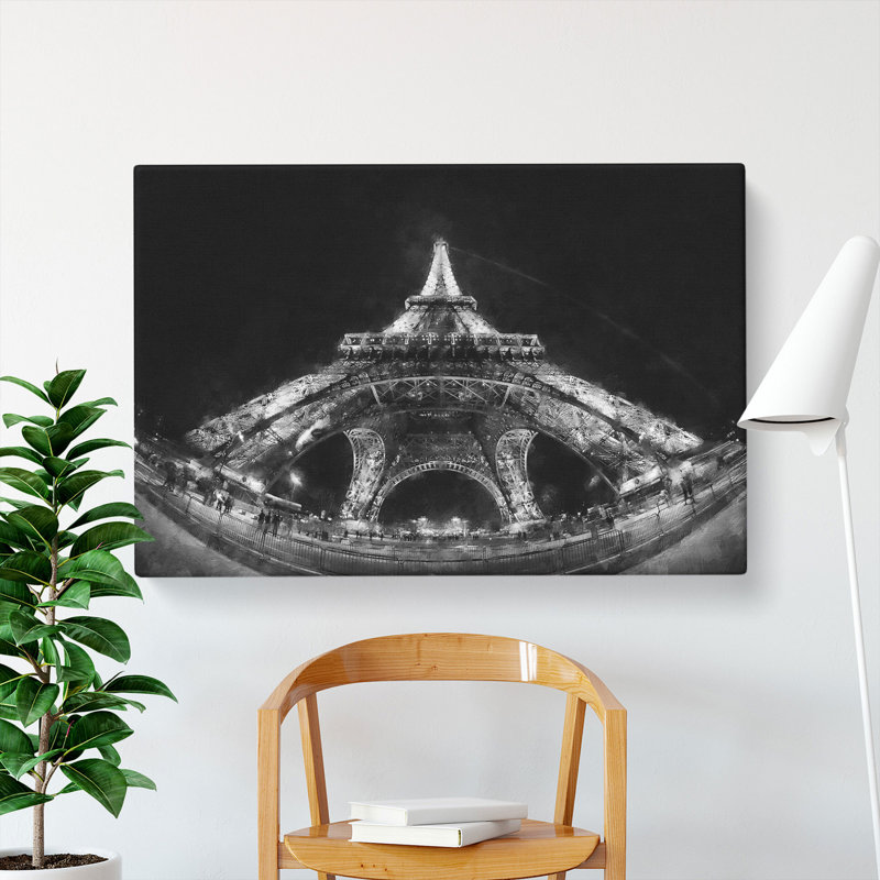Eiffel Tower Vol.5 - Wrapped Canvas Print, 40cm H x 60cm W x 3cm D
