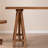 Solid wood elm triangular structure office desk