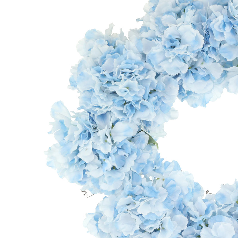 Couronne d'hortensia 24 po Sofia, Bleu clair