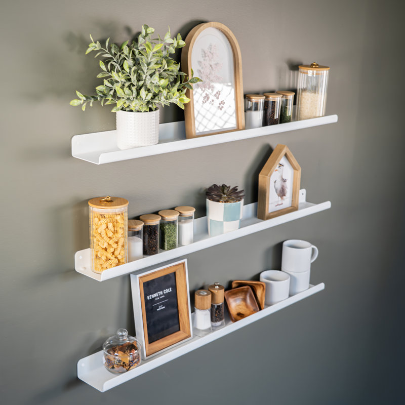 Picture Ledge, White, 36"W / 4"D / 2"H