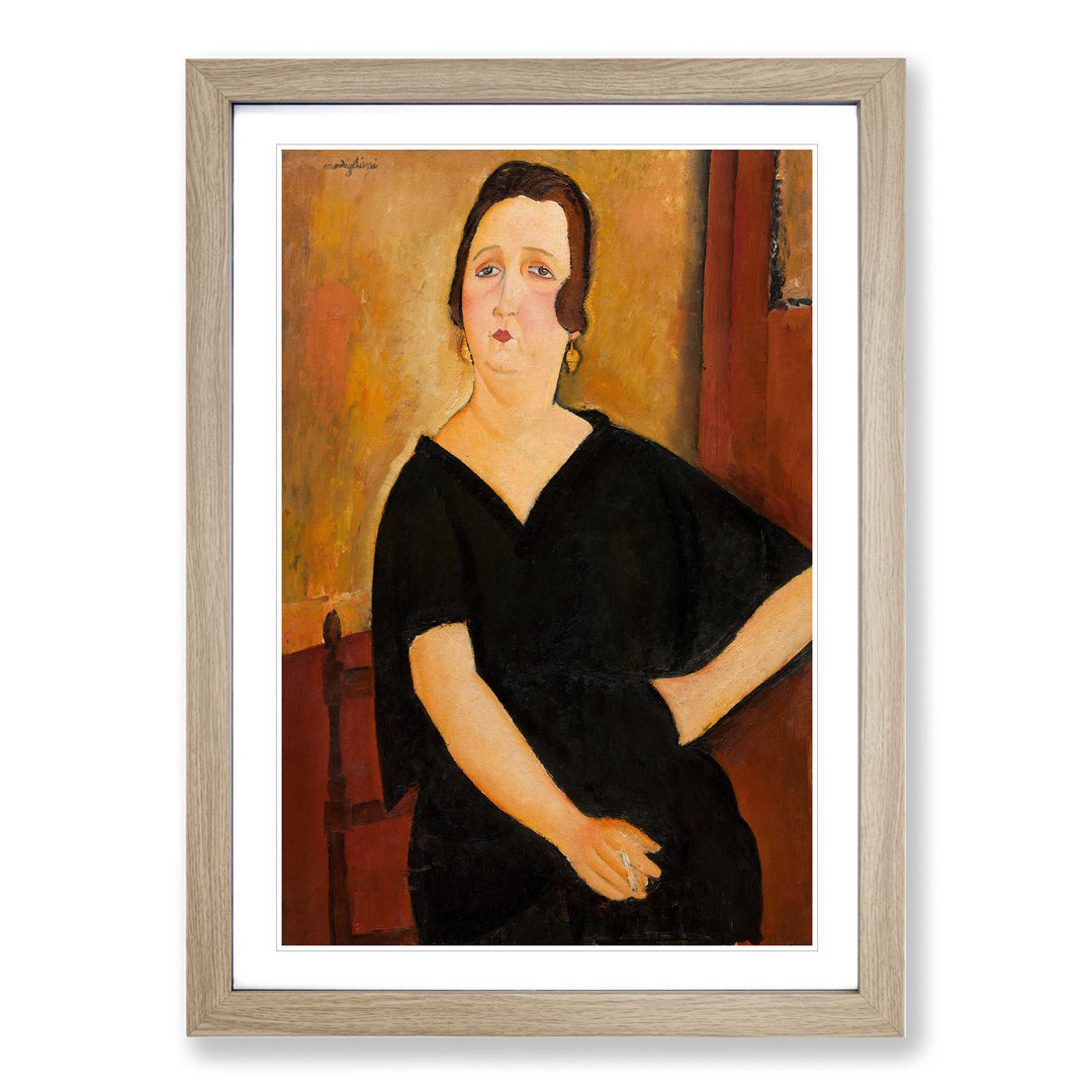 Portrait of a Woman Vol.7 by Amedeo Modigliani - Picture Frame Painting