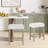 Counter Height Bar Stools Set With Rubber Wood Legs Footrest Modern For Home-1348869091