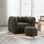 Canapé-lit carré confortable avec repose-pieds-100675067-123028592