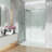 Opal Mirage MCOCOD 56-60.5"W x 76"H Single Smooth-Sliding Impact-Resistant Shower Door with 3/8" (10mm) Clear Glass-98899380
