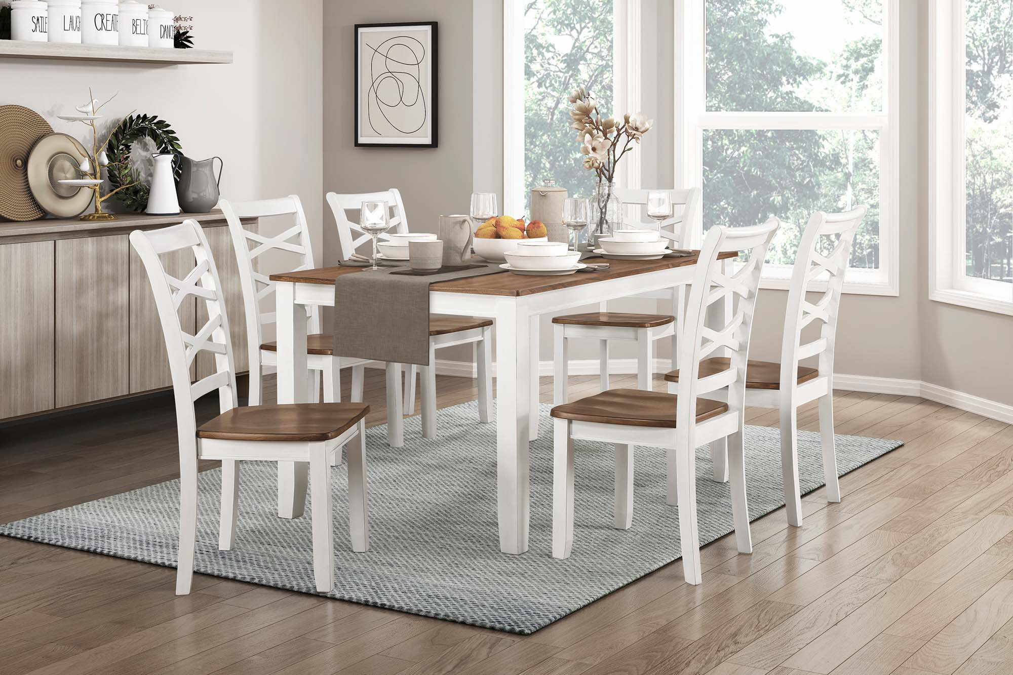 One Allium Way 7Pc Dining Set Table And 6 Side Chairs Set - Wayfair Canada