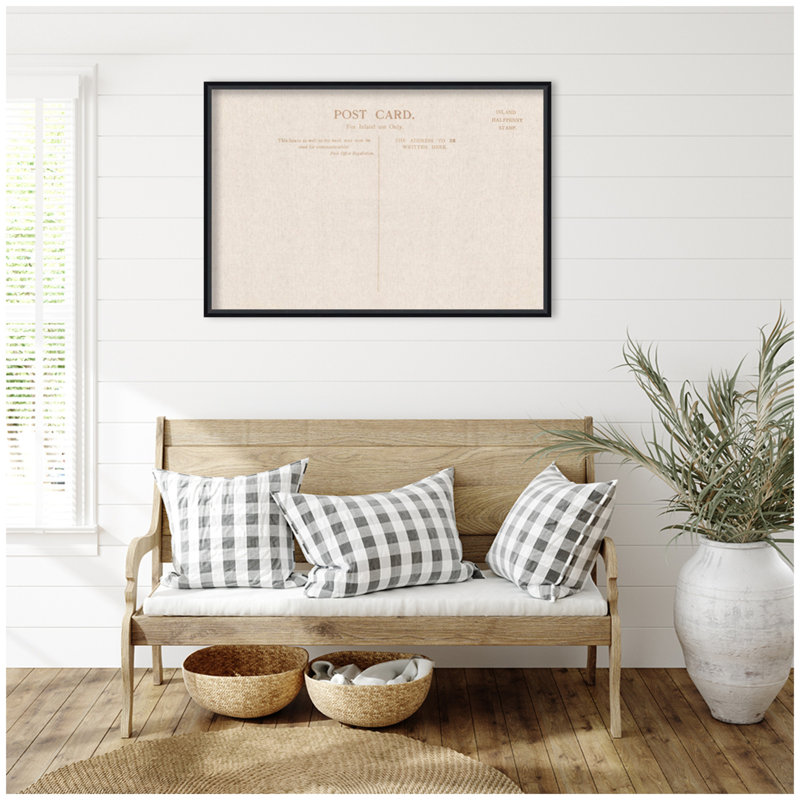 Tableau d'affichage en lin encadré en tissu, H 25 po x L 37 po x P 1,75 po, Noir
