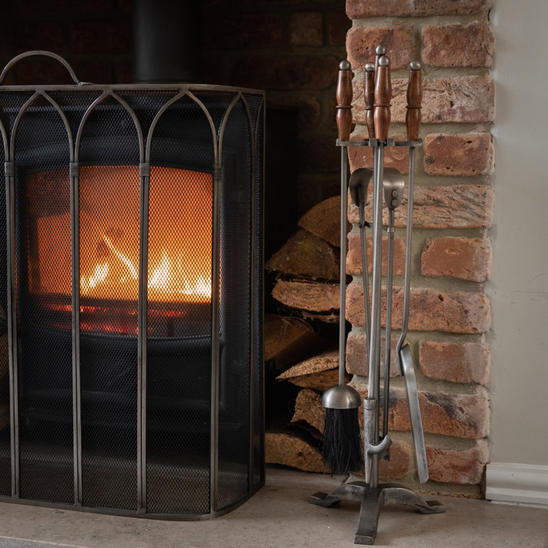 Emiliya Metal Fireplace Tool Set