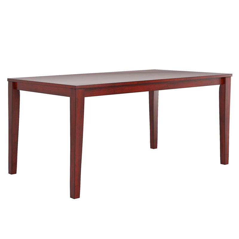 Alexa-Mae Dining Table, Antique Berry, 30" H x 36" W x 60" L
