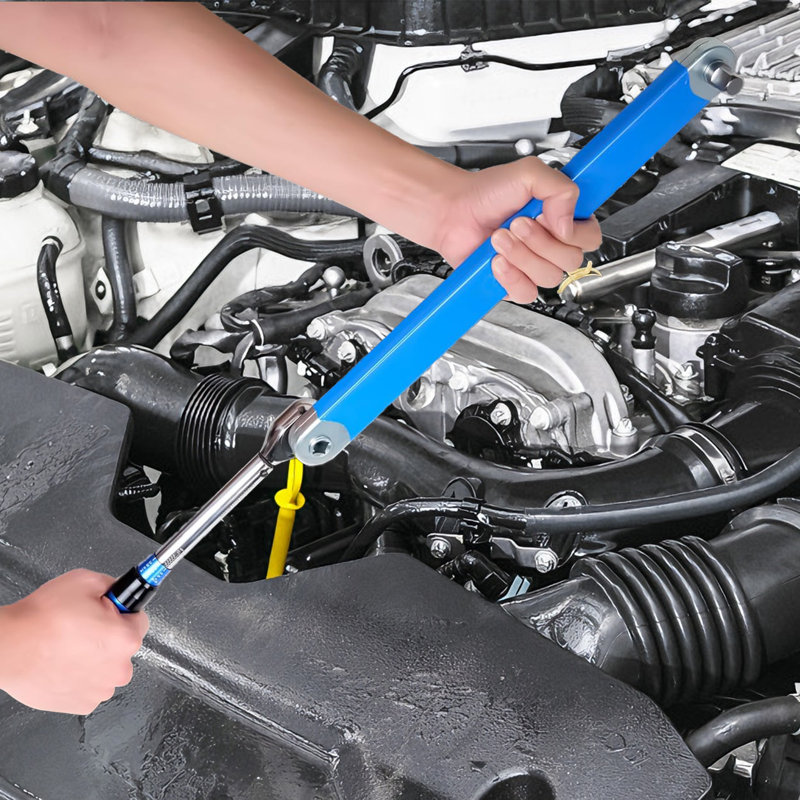 Jeu de clés à rallonge décalées, clé zéro en acier à haute teneur en carbone avec adaptateurs carrés 1/2 po, 3/8 po, 1/4 po, outil robuste de 15 po pour garage