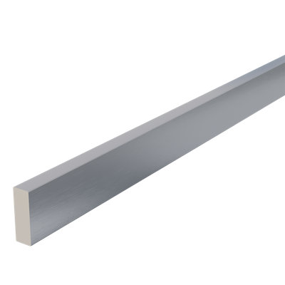 Barre décorative en aluminium l 0,75 po x T 0,25 po, L 72 po
