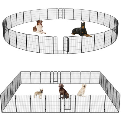 Enclos pour chien en métal