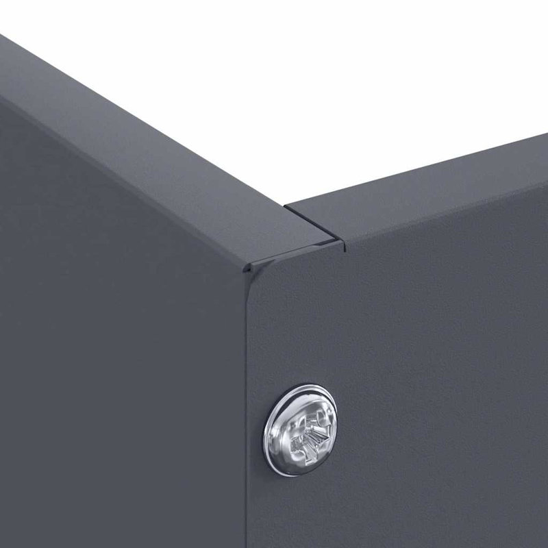 Steel Hardware, 13cm H x 60cm W, Anthracite