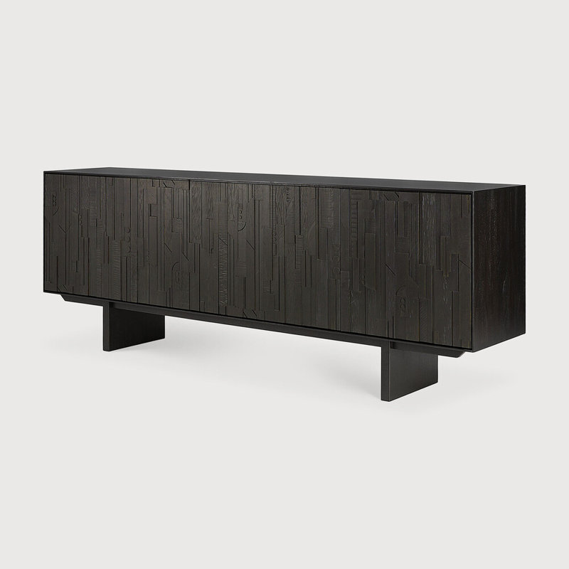 Mozaic 89.1'' W Solid Wood Sideboard