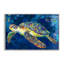 Tortue de mer aux couleurs prismatiques, estampe numérique, design par LSR Design Studio-778313979-778313981