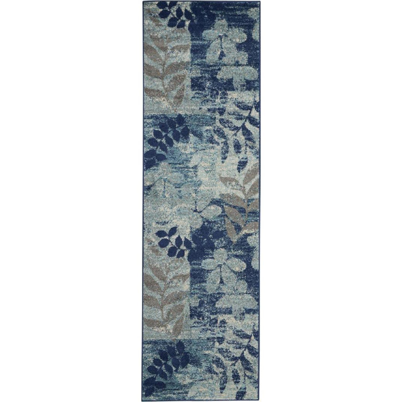 Leeming Floral Indoor Rug, Runner 2'3" x 7'3"