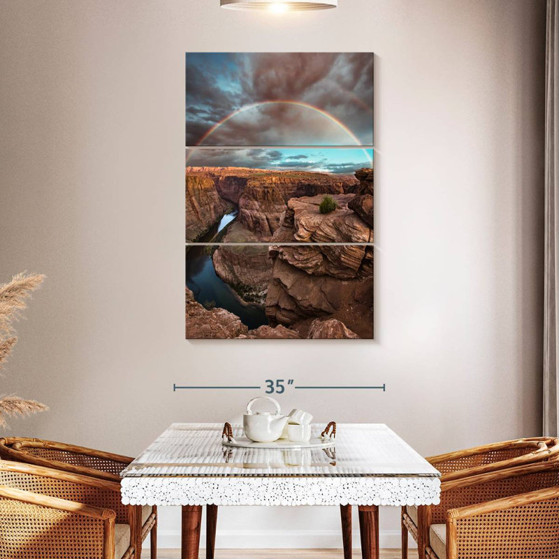 Alvord Horseshoe Bend Rainbow, 50" H x 32" W