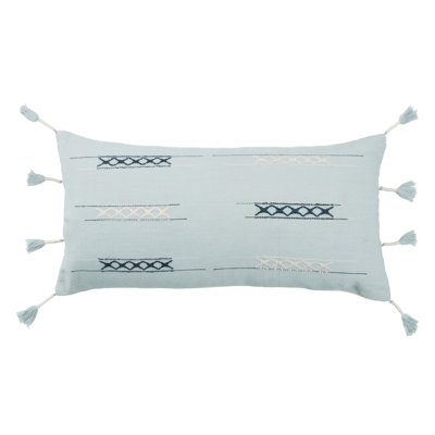 Housse et insert de coussin rectangulaire en coton Leaah Tribal