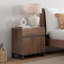 Ensemble de chambre à coucher 4 pièces 4 pièces, commode 94,5 pouces avec 12 tiroirs et 2 tables de chevet avec tiroir et armoire-1600665282