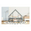  Lit en bois en forme de maison en bois avec clôture, garde-corps-546966967-546966921