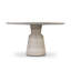 Marsh Outdoor Dining Table-55''-Textured Sandy Grey