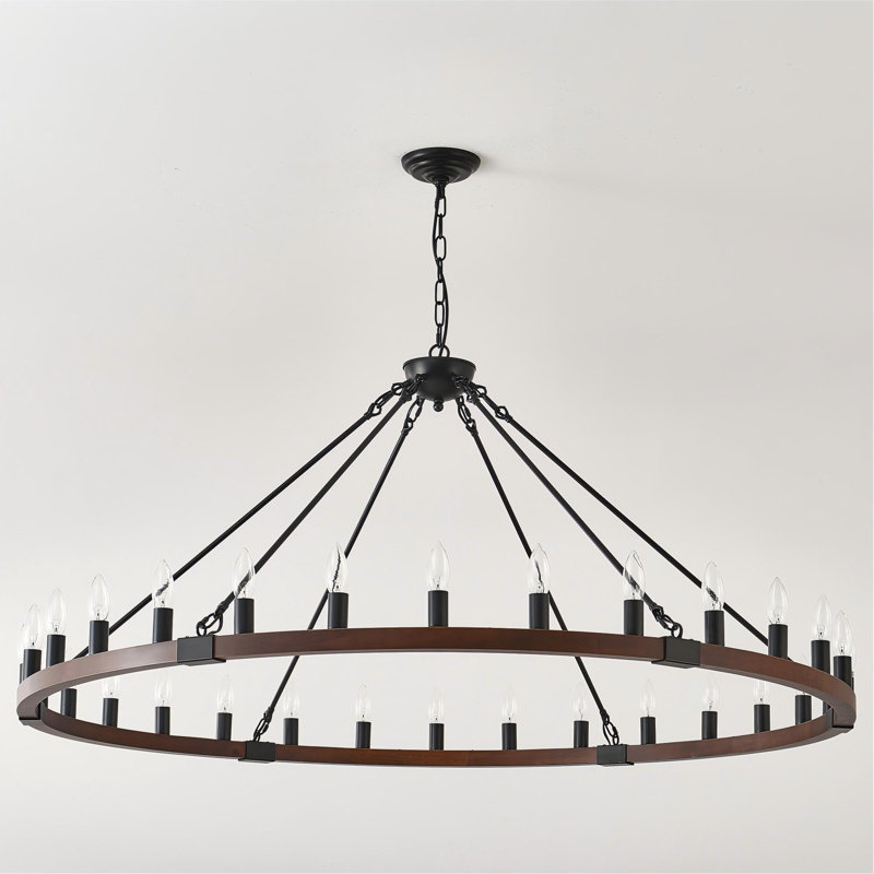 Lustre en bois 53 po