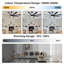 72 po Ventilateur de plafond noir intérieur / extérieur à intensité variable avec lumière et télécommande, 8 pales, réversible à 6 vitesses DC, silencieux