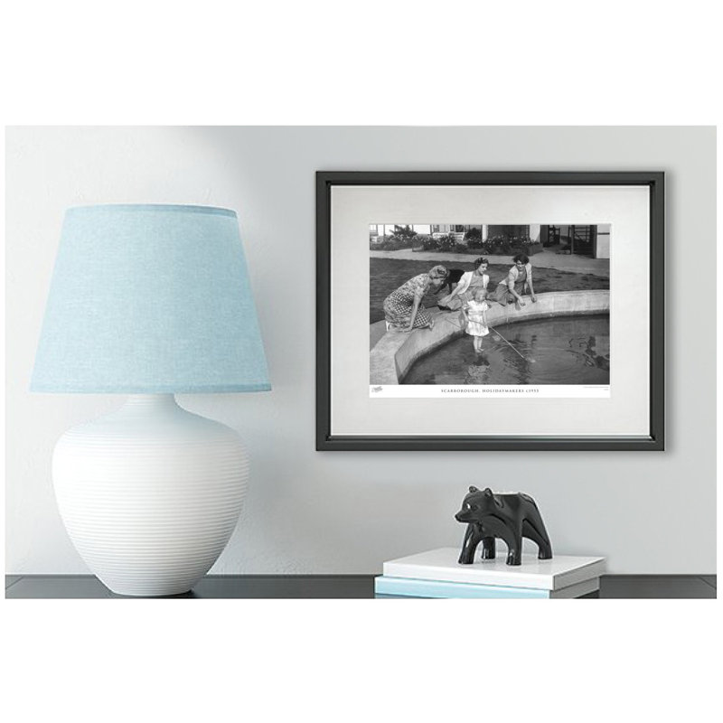 Scarborough, Holidaymakers C1955 by Francis Frith - Single Picture Frame Print, 40cm H x 50cm W x 2.3cm D