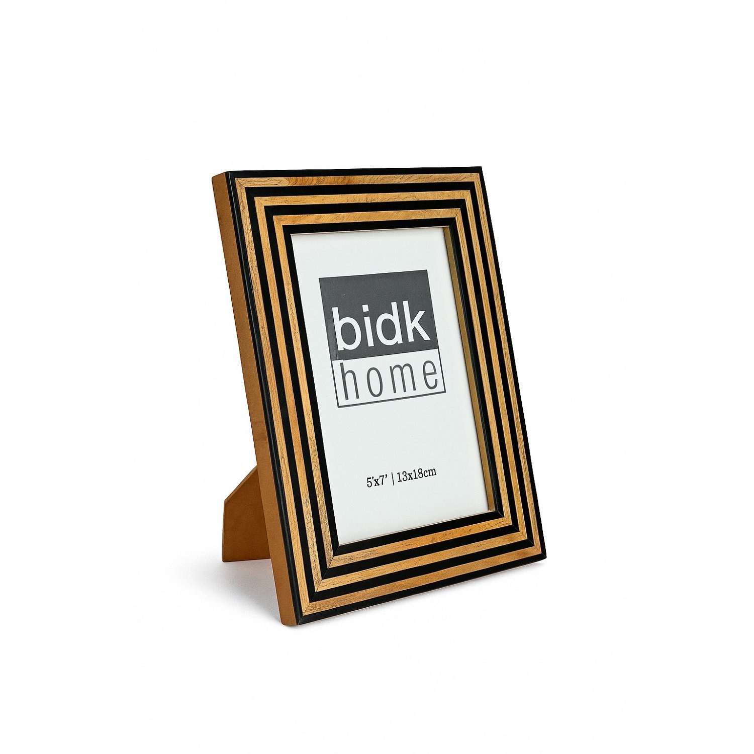 Lesleigh 4" x 6" Picture Frame, Black/Brown, 5" W x 7" H
