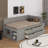Daybed With Drawers And Shelves-456001486-456001481