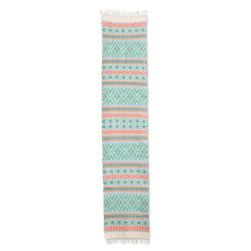 Geometric 100% Cotton Table Runner