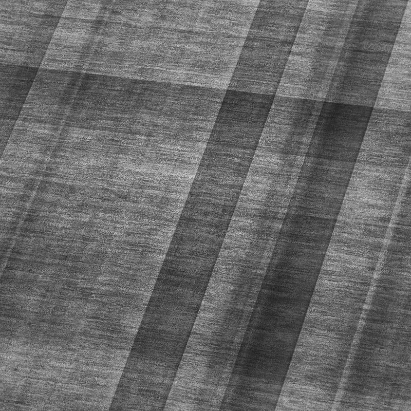Jeté en sherpa Addison, Tissu écossais gris