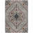 Christa Oriental Gray/Cream/Fuchsia/Sapphire/Gold Area Rug-379831964