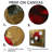 Red Rose Geometric Vintage Gold I - Rose Wall Art Living Room-1906512007-1906512006