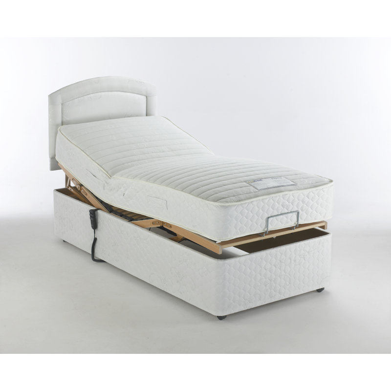Hylton Adjustable Electric Bed with Reflex Foam Mattress, Single (3')