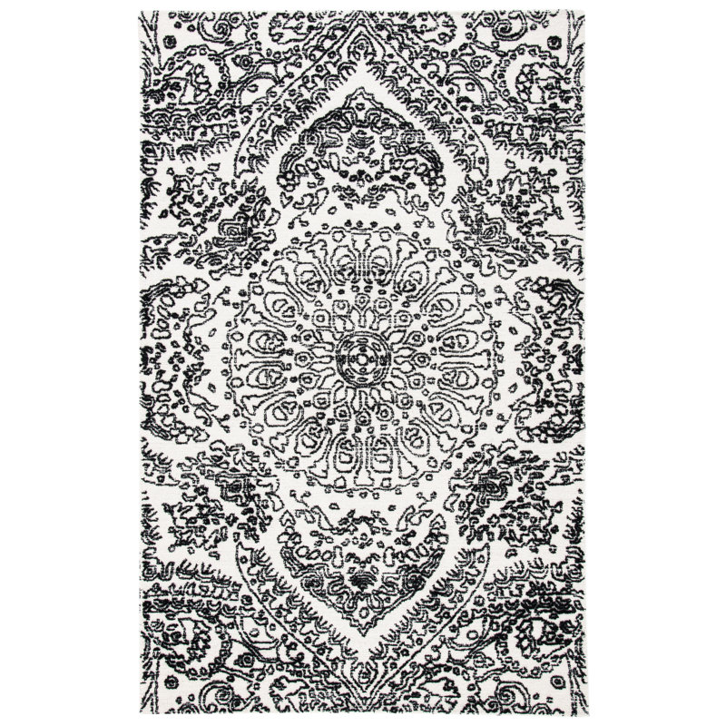 Metro Hand Tufted Indian Wool And Cotton With Latex Oriental Rug, Rectangle 3' x 5'