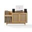 Armoire pour tourne-disque avec rangement en vinyle Maeve