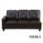 Jomal 103.5'' Faux Leather Sofa & Chaise-98548113-98548117