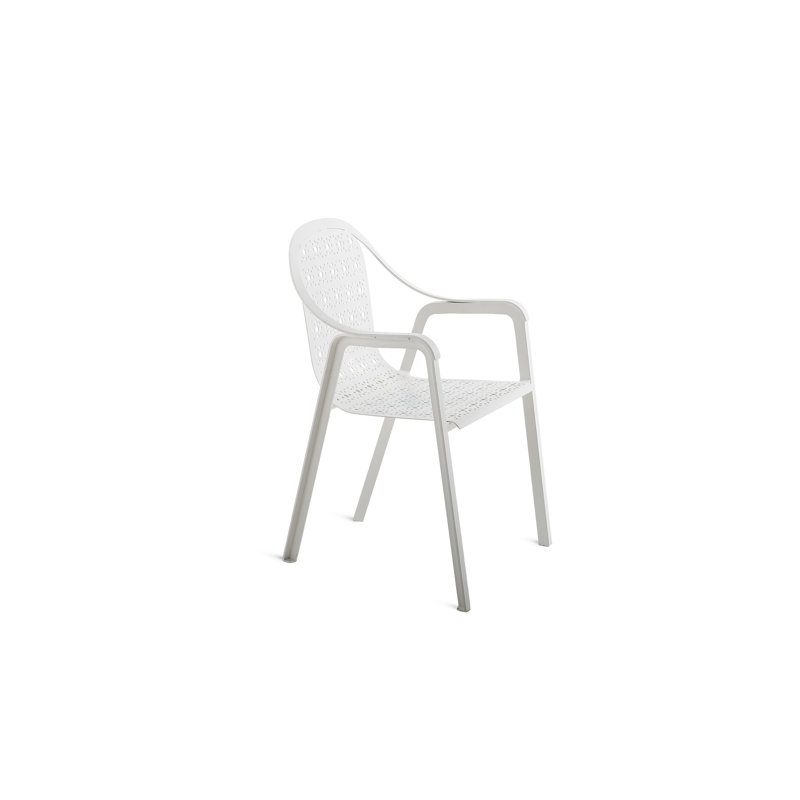Tline Outdoor Lounge Chair, White