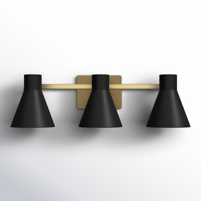Byers 3 - Light Dimmable Vanity Light, No, Gold
