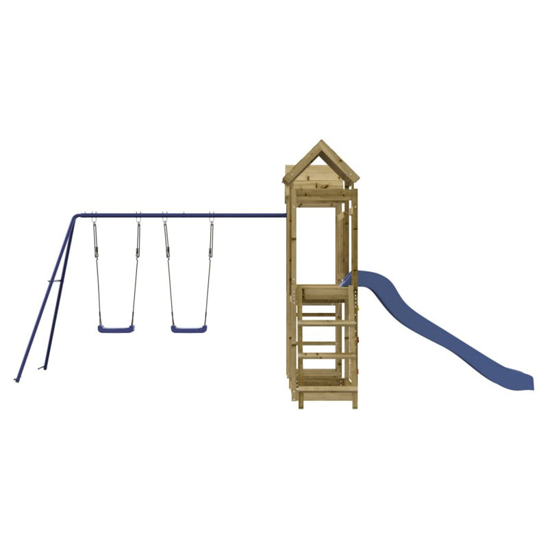 Garr Freeport Park Swing Set with, Green