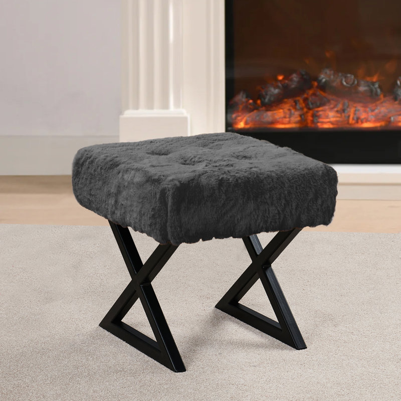 Repose-pieds standard large 19 po Kabria, Gris anthracite