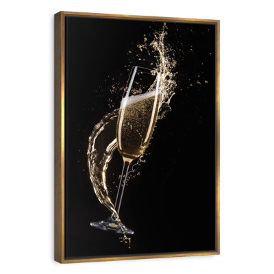 Splashing Champagne