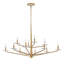 Judi 8-Light Chandelier in Distressed Gold by Breegan Jane-1310811383
