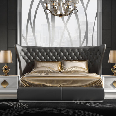 Klass Upholstered Panel Bed