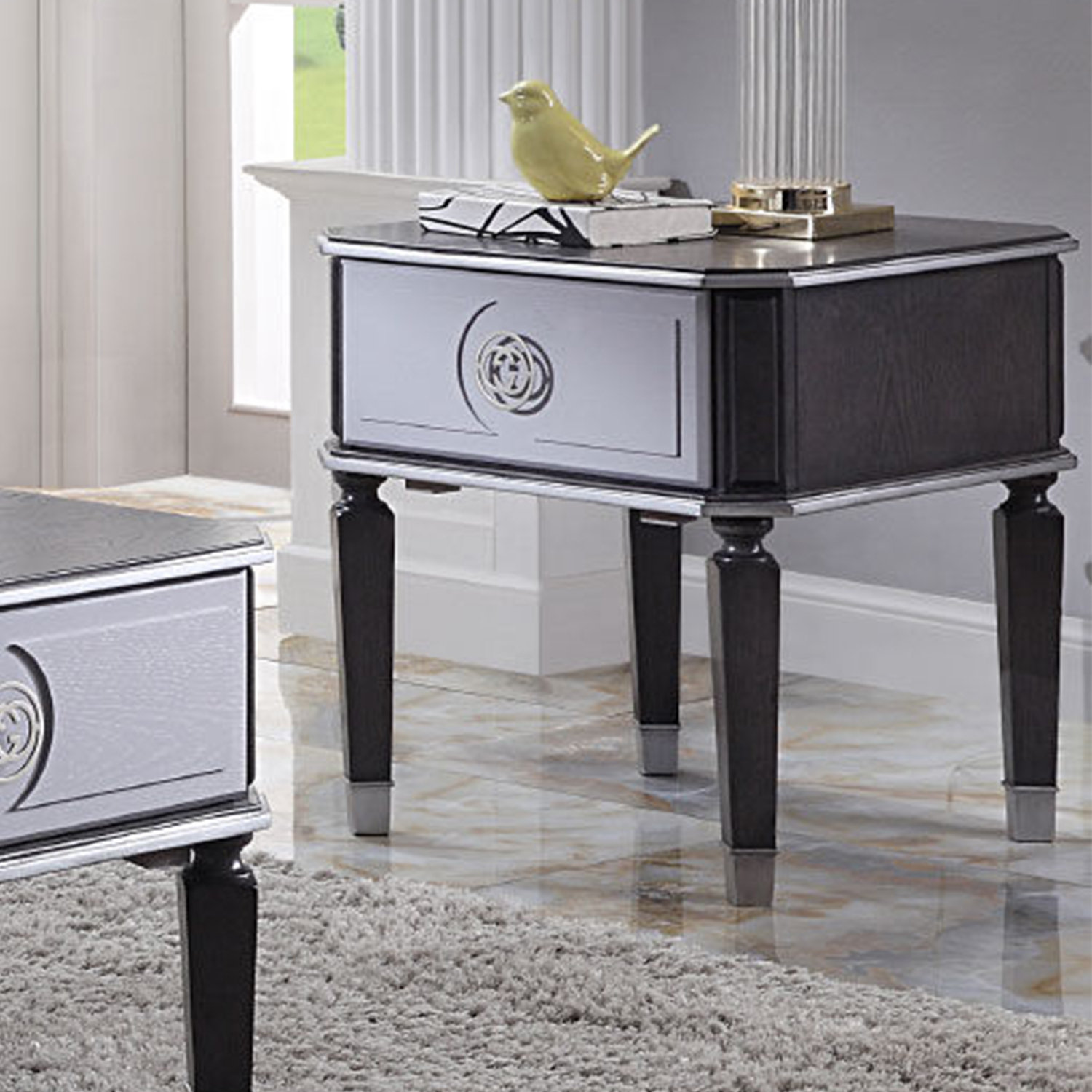 Canora Grey End Table with Storage Wayfair