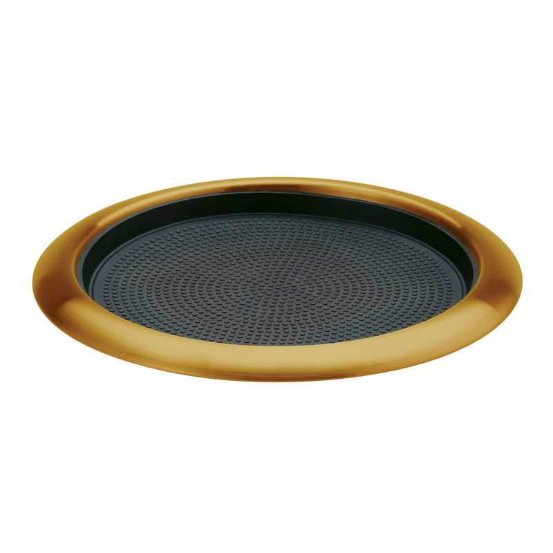 Stainless Steel Removable Insert Serving Tray, Gold